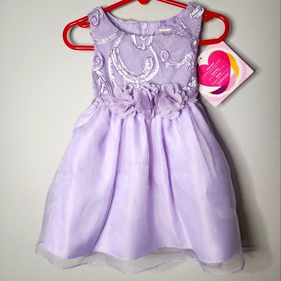 Youngland Other - Youngland Sleeveless Formal Tank Dress, Light Purple, Girls Toddler 2T (NWT)
